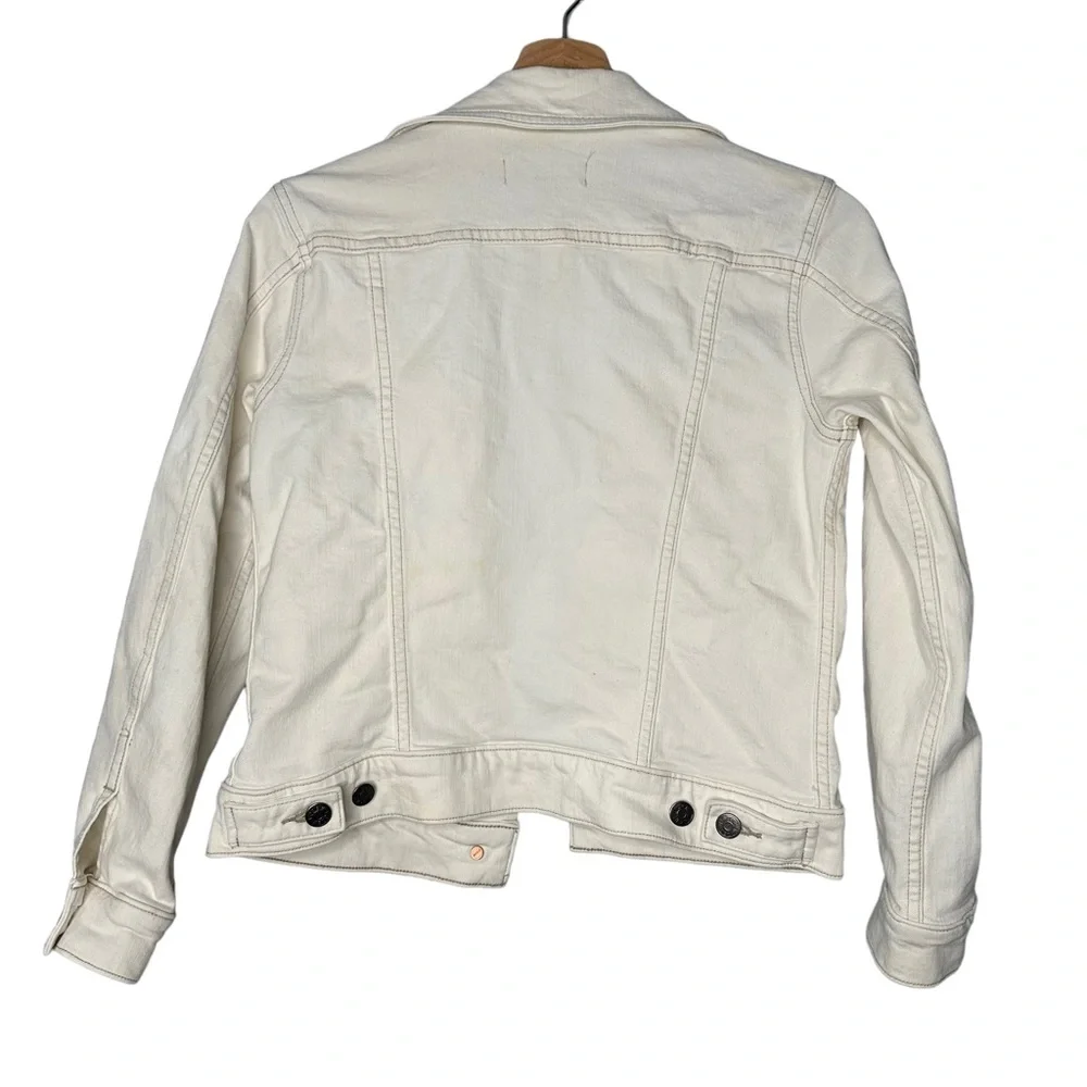 J.Crew Denim Jacket In Ecru Wash - Picture 7 of 9
